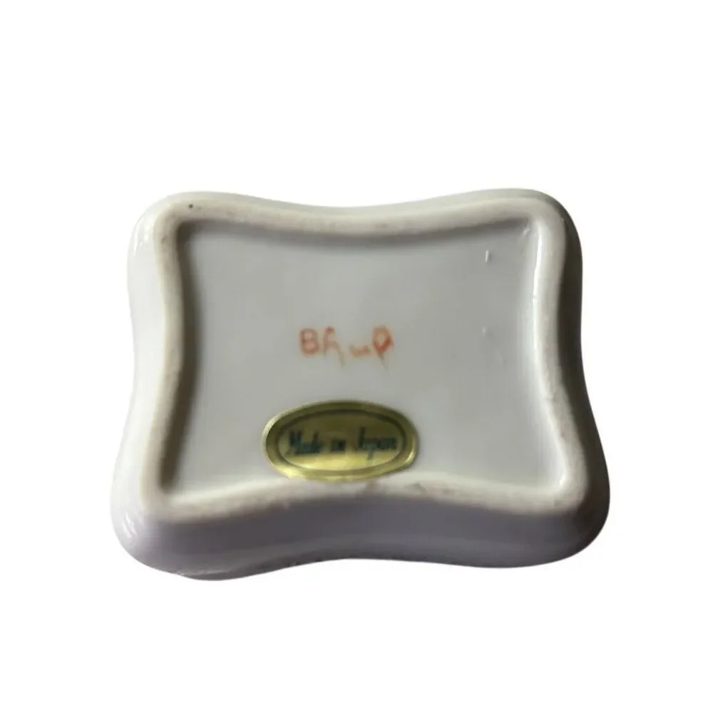 With Love Porcelain Trinket Box Made In Japan